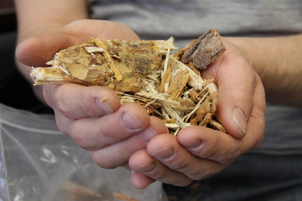 'Softwood hog fuel' by Green Energy Futures is licensed under CC BY-NC-SA 2.0